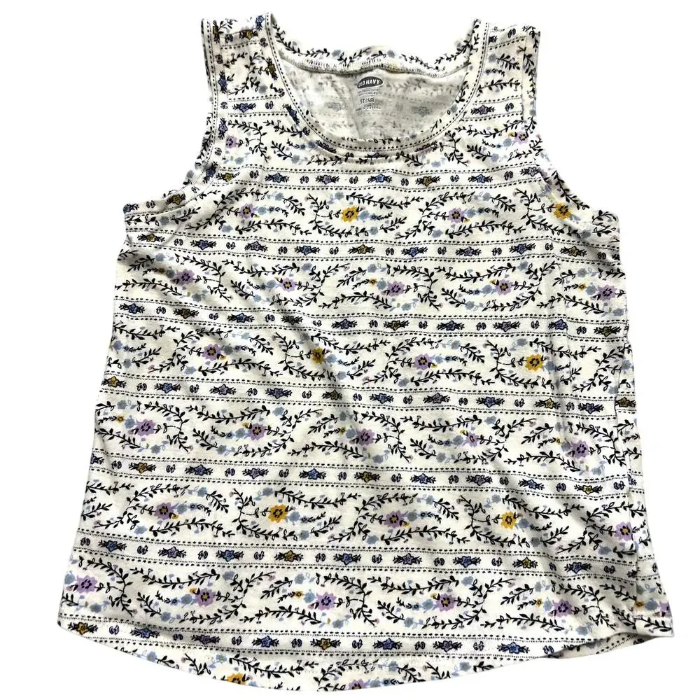 Old Navy Girls Floral Bohemian Tank Top 5T